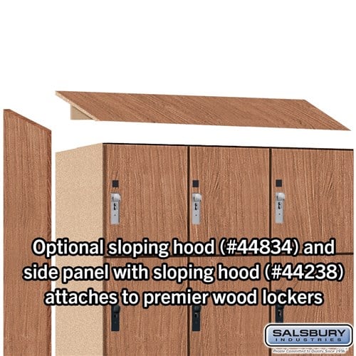 Premier Wood Locker — 4 Tier, 3 Wide