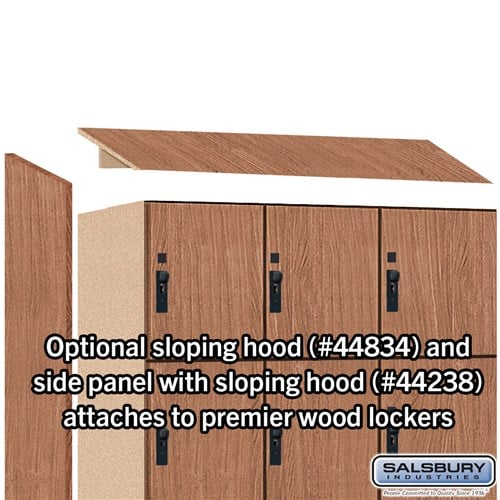Premier Wood Locker — 4 Tier, 3 Wide