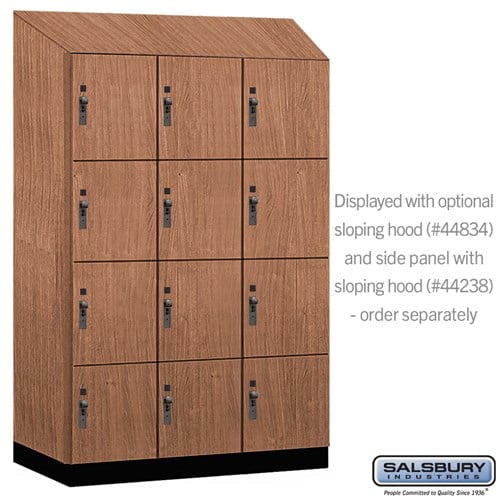 Premier Wood Locker — 4 Tier, 3 Wide