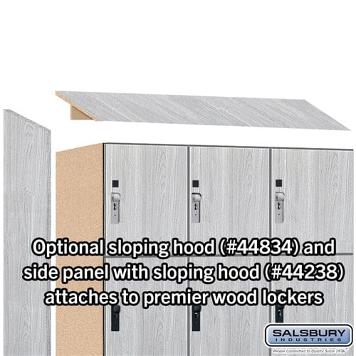 Premier Wood Locker — 4 Tier, 3 Wide