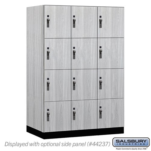 Premier Wood Locker — 4 Tier, 3 Wide