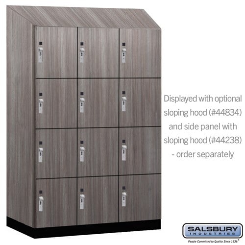 Premier Wood Locker — 4 Tier, 3 Wide