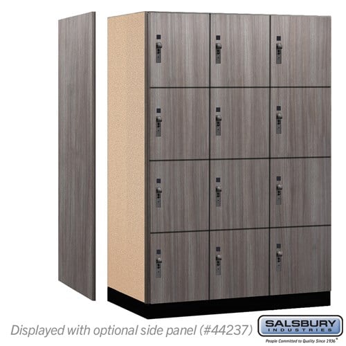 Premier Wood Locker — 4 Tier, 3 Wide