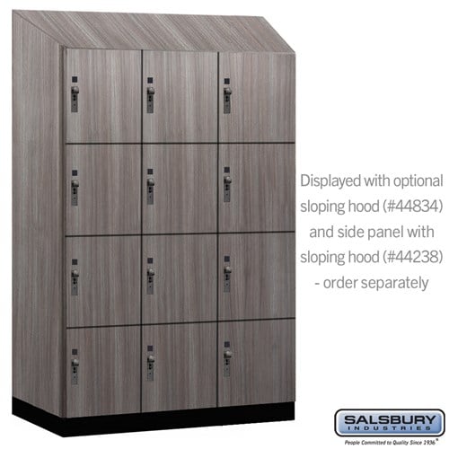Premier Wood Locker — 4 Tier, 3 Wide