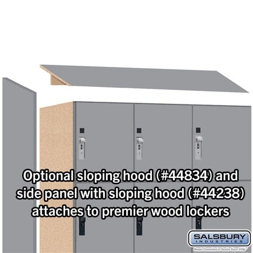 Premier Wood Locker — 4 Tier, 3 Wide