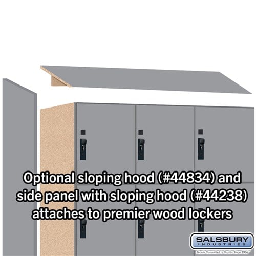 Premier Wood Locker — 4 Tier, 3 Wide