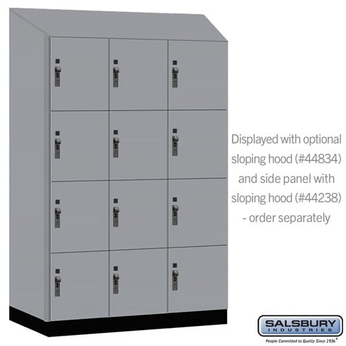Premier Wood Locker — 4 Tier, 3 Wide