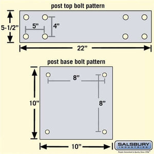 Pedestal — Surface Mounted Cell Phone Lockers