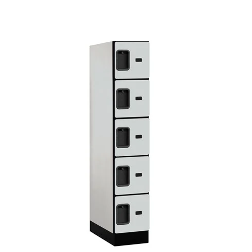 Designer Wood Locker — 5 Tier, 1 Wide