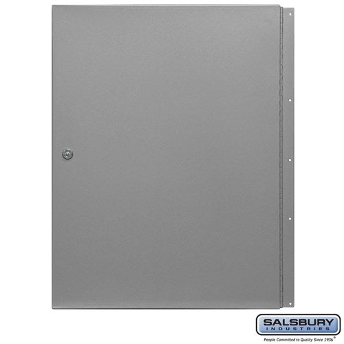 Locking Rear Cover with 2 Keys — Aluminum Standard System Mailbox