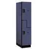 Designer Wood Locker — 2 Tier, 1 Wide — 'S' Style
