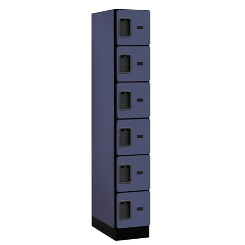 Designer Wood Locker — 6 Tier, 1 Wide