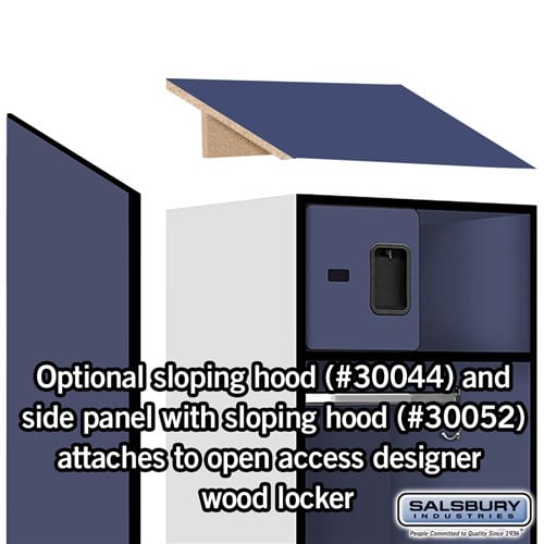 Open Access Designer Wood Locker