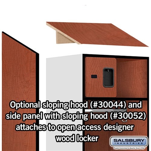 Open Access Designer Wood Locker