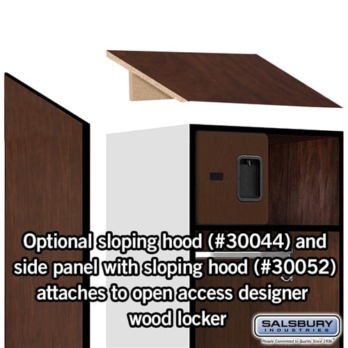 Open Access Designer Wood Locker