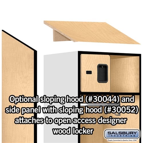 Open Access Designer Wood Locker