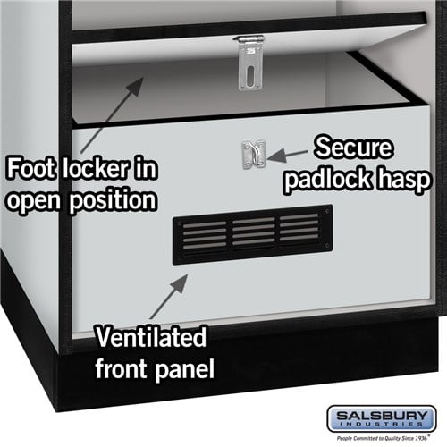 Open Access Designer Wood Locker