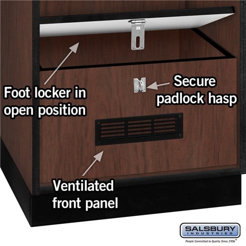 Open Access Designer Wood Locker