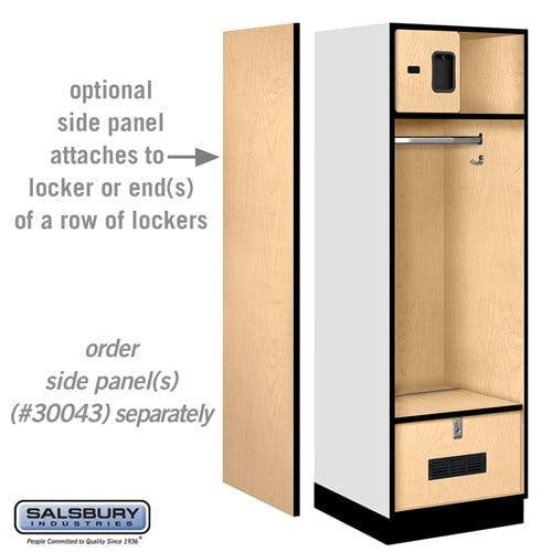 Open Access Designer Wood Locker