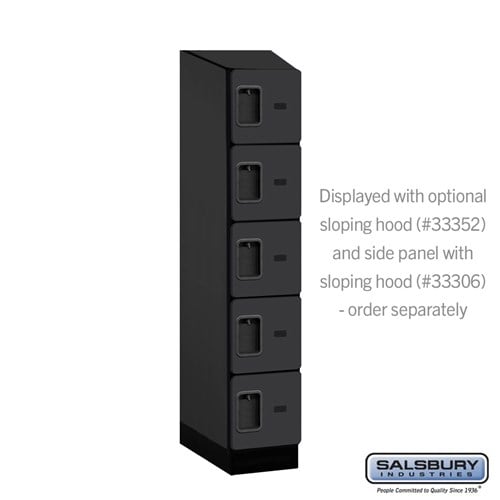 Designer Wood Locker — 5 Tier, 1 Wide