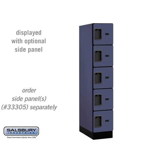Designer Wood Locker — 5 Tier, 1 Wide