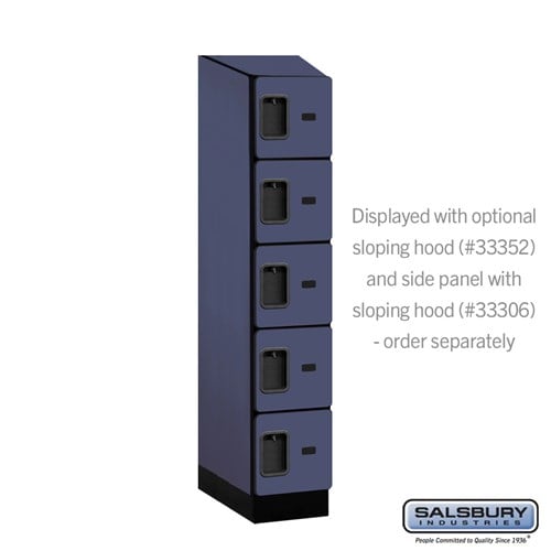 Designer Wood Locker — 5 Tier, 1 Wide