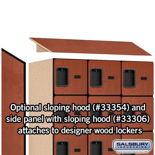Designer Wood Locker — 5 Tier, 3 Wide