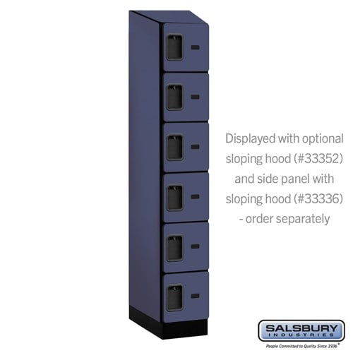 Designer Wood Locker — 6 Tier, 1 Wide