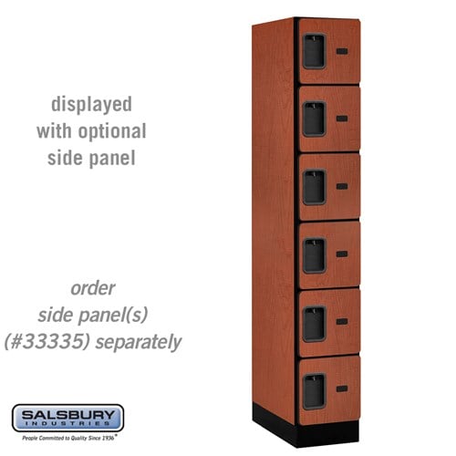 Designer Wood Locker — 6 Tier, 1 Wide