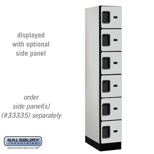 Designer Wood Locker — 6 Tier, 1 Wide
