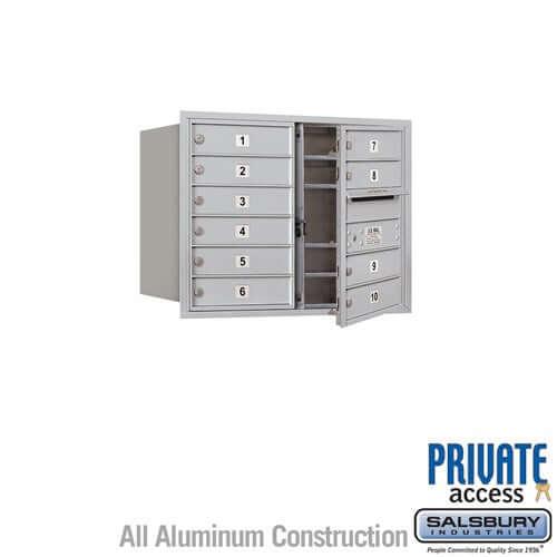 4C Horizontal Mailbox with 10 Doors - Your Locker Store