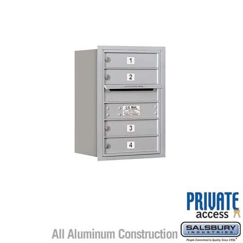 4C Horizontal Mailbox with 4 Doors - Your Locker Store