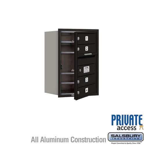 4C Horizontal Mailbox with 4 Doors - Your Locker Store