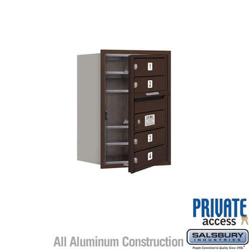 4C Horizontal Mailbox with 4 Doors - Your Locker Store