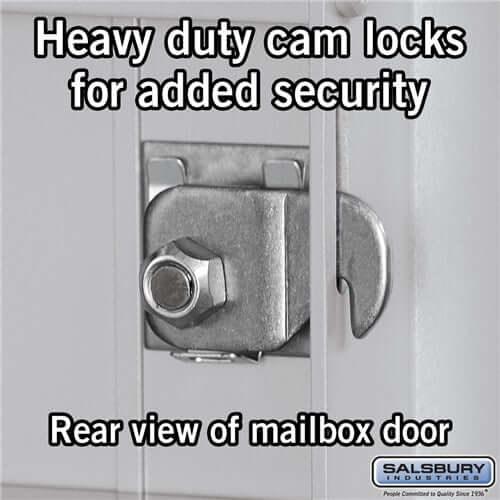 4C Horizontal Mailbox with 10 Doors & 2 Parcel Lockers - Your Locker Store