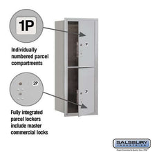 Load image into Gallery viewer, 4C Horizontal Parcel Locker with 2 Doors