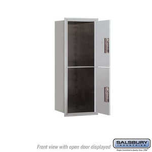 4C Horizontal Parcel Locker with 2 Doors