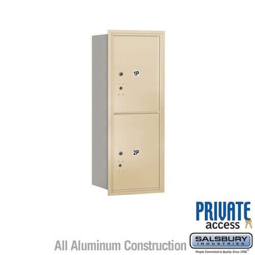 4C Horizontal Parcel Locker with 2 Doors - Your Locker Store