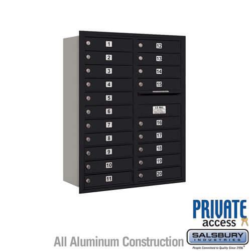 4C Horizontal Mailbox with 20 Doors - Your Locker Store