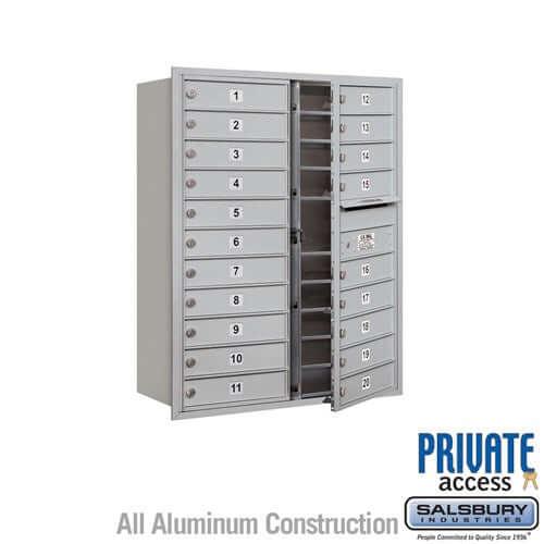 4C Horizontal Mailbox with 20 Doors - Your Locker Store