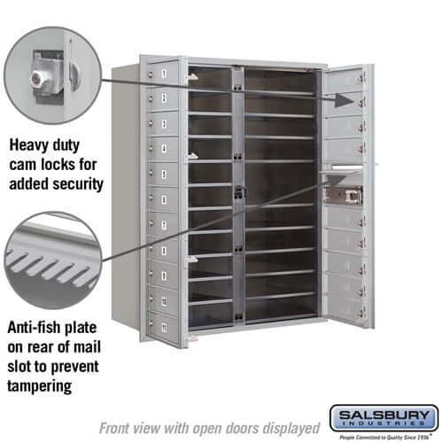 4C Horizontal Mailbox with 20 Doors - Your Locker Store