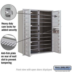 4C Horizontal Mailbox with 20 Doors