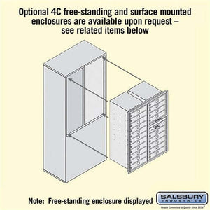 4C Horizontal Mailbox with 20 Doors