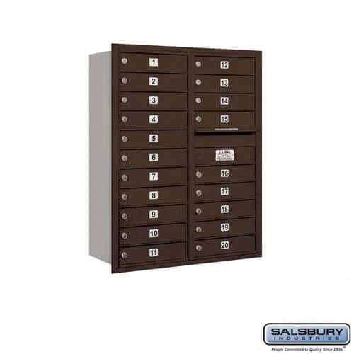 4C Horizontal Mailbox with 20 Doors