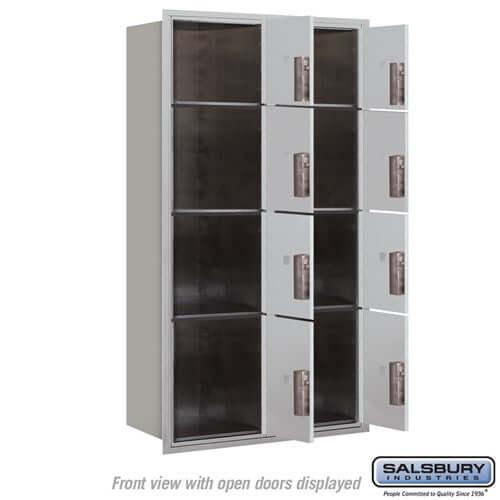 4C Horizontal Mailbox with 8 Parcel Lockers - Your Locker Store