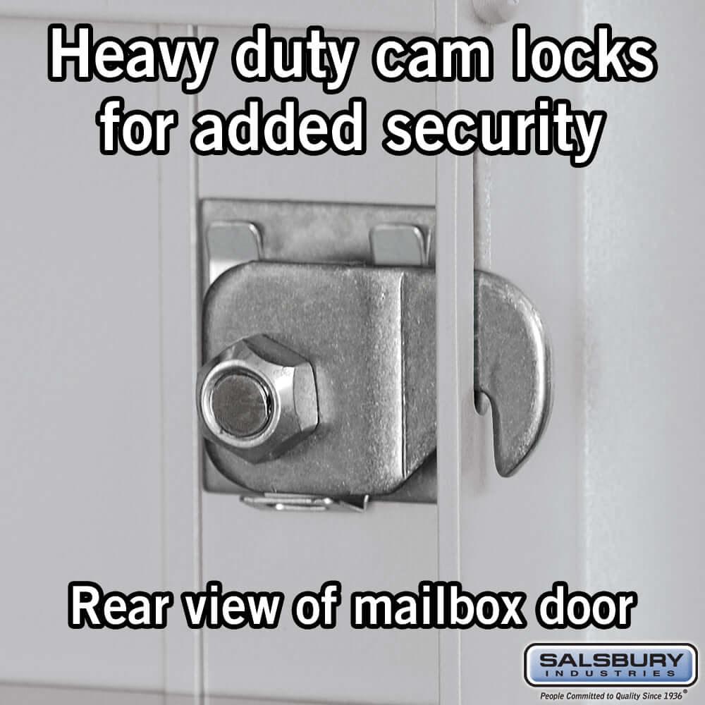 4C Horizontal Mailbox with 6 Doors & 2 Parcel Lockers - Your Locker Store