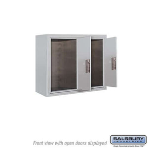 4C Horizontal Parcel Locker with 2 Doors