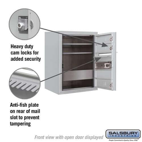 4C Horizontal Mailbox with 3 doors - Your Locker Store
