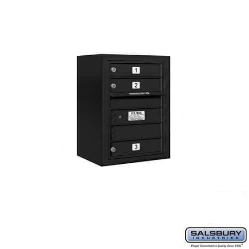 4C Horizontal Mailbox with 3 doors