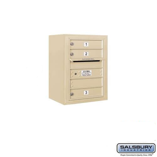 4C Horizontal Mailbox with 3 doors
